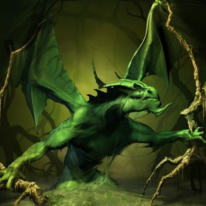 Poderoso Dragón Verde
