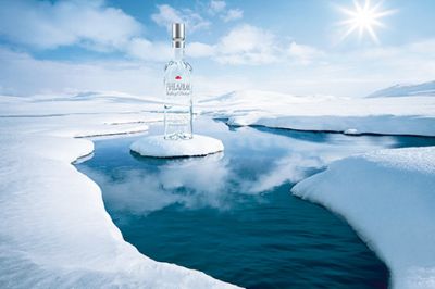 Chill Vodka en Paisaje Helado