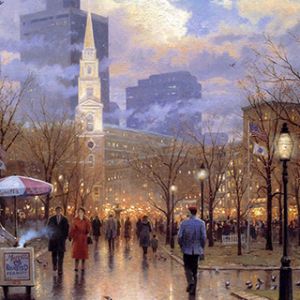 Escena Nocturna de la Ciudad