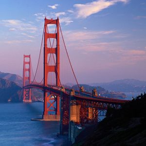 Puente Golden Gate al Atardecer