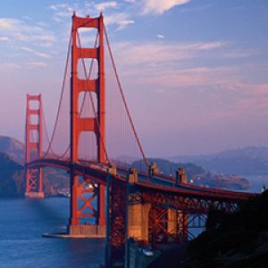 Puente Golden Gate al Atardecer