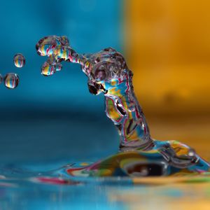 Salpicadura de Agua Colorida