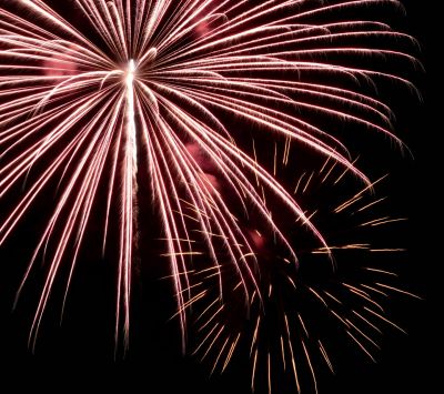 Fuegos Artificiales Coloridos