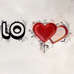 Ilustración de Corazones de Amor