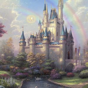 Castillo Fantástico con Arcoíris