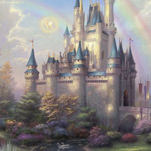 Castillo Fantástico con Arcoíris