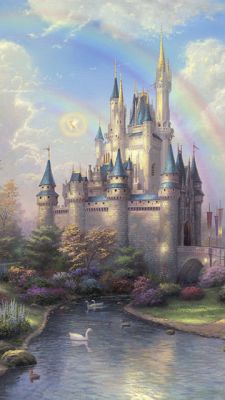 Castillo Fantástico con Arcoíris