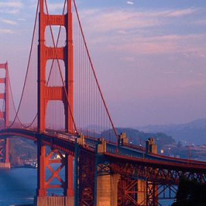 Puente Golden Gate al Atardecer