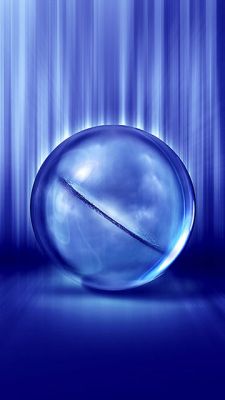 Esfera Abstracta Azul