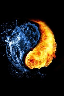 Fuego y Agua Yin Yang