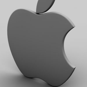 Diseño 3D del Logo de Apple
