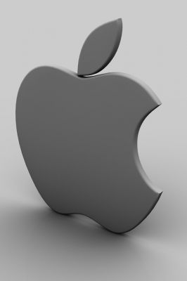 Diseño 3D del Logo de Apple