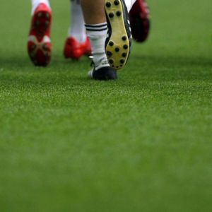 Jugadores de Fútbol Corriendo
