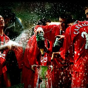 Celebración del Liverpool FC