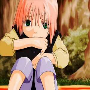 Chica de Anime en la Naturaleza