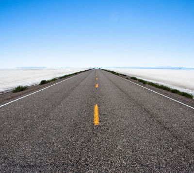 Paisaje de Carretera Infinita