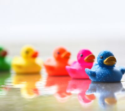 Patitos de Goma Coloridos
