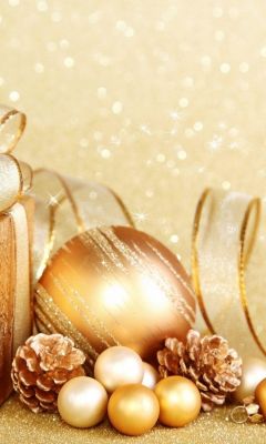 Decoraciones Navideñas Doradas