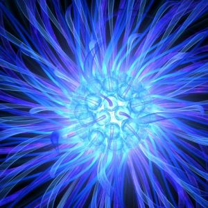 Diseño Abstracto Azul de Luz