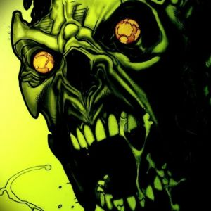 Ilustración de Zombi Verde