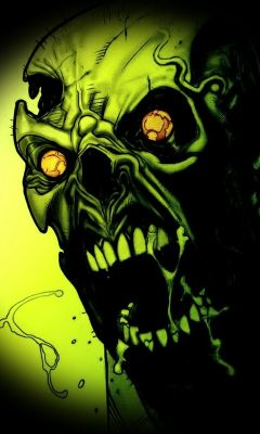Ilustración de Zombi Verde