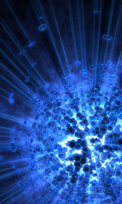 Diseño Tecnológico Abstracto Azul