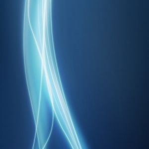 Ondas de Luz Azul Abstractas