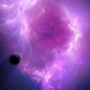 Nebulosa Cósmica con Planeta