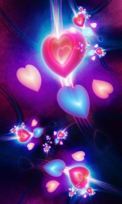 Patrones de Corazones Coloridos