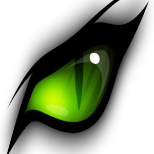 Ilustración de Ojo Verde