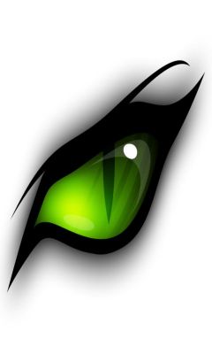 Ilustración de Ojo Verde