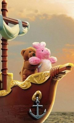 Juguetes de Peluche Aventureros en un Barco
