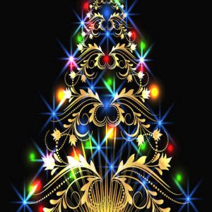 Diseño Elegante de Árbol de Navidad