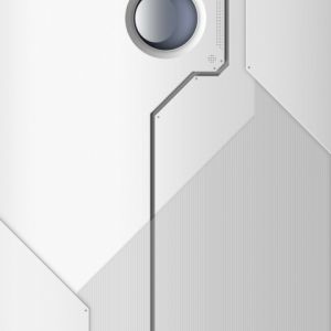 Diseño Abstracto Futurista Blanco