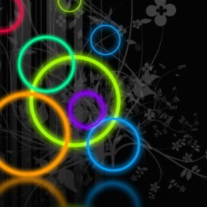 Círculos de Neón Coloridos