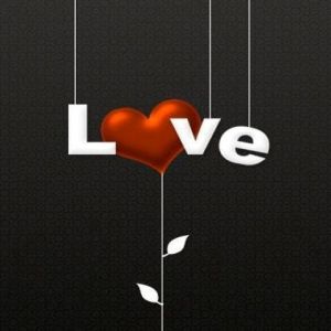 Tipografía Corazón Amor