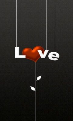 Tipografía Corazón Amor