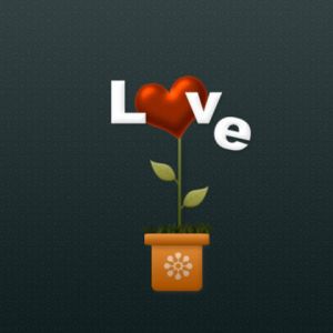 Diseño Flor Corazón