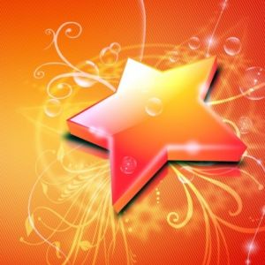 Diseño Abstracto de Estrella Colorida
