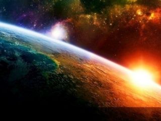 Impresionante Amanecer Espacial