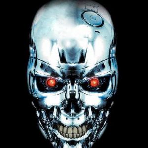 Fondo de Calavera Terminator
