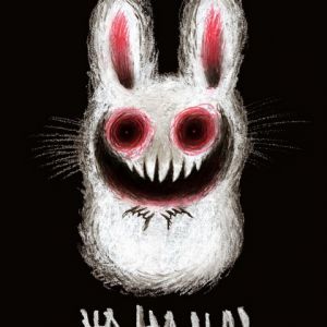 Ilustración de Conejo Espeluznante
