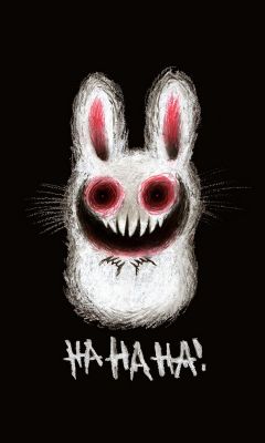 Ilustración de Conejo Espeluznante