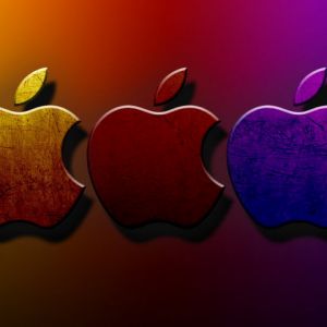 Fondo Colorido del Logo de Apple