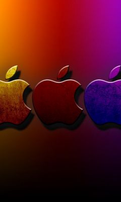 Fondo Colorido del Logo de Apple