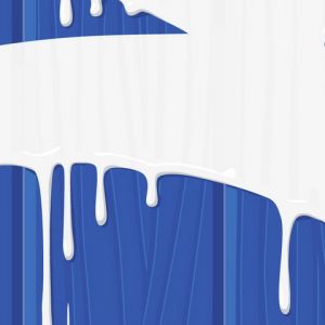 Gote Abstractas Azules y Blancas