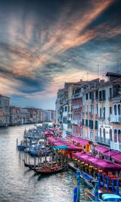 Canal de Venecia al Atardecer