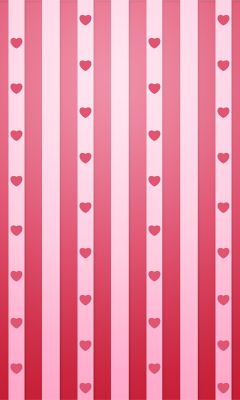Patrón de Corazones a Rayas Rosadas