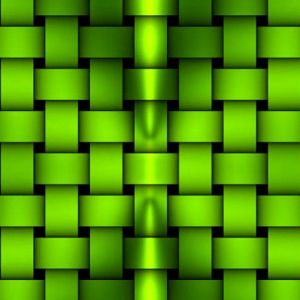 Patrón Tejido Verde