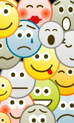 Caras Emoji Coloridas